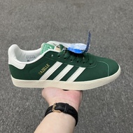 Adidas Original Gazelle Adidas Low-Top White Green High-Quality Outdoor Basketball Shoes Tennis Shoe