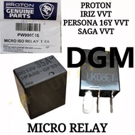 100% ORIGINAL PROTON IRIZ VVT PERSONA / SAGA VVT/4AT 2016-2025Y MICRO ISO RELAY / FAN RELAY (35A) 4P