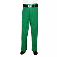 HIJAU Green Long School Pants Green Long Pants