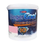 สีน้ำทาภายนอก BEGER Cool DiamondShield 10 BASE B กึ่งเงา 1 แกลลอน (238017)