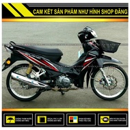 TEM RỜI WAVE BLADE 110 CHẾ MẪU ZIN 2018 ĐỎ ĐEN