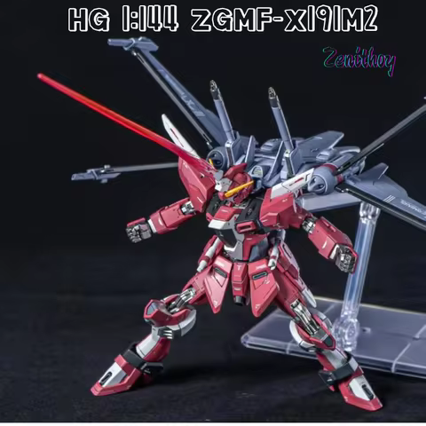 HG 1:144 ZGMF-X191M2 Infinite Justice Model Handmade Comes with Waterslide DecalsKit High Mobility E