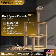 Smartpets Dual Space Capsule Cat Bed Integrated Enlarged Space Capsule Multi-layer Cat House