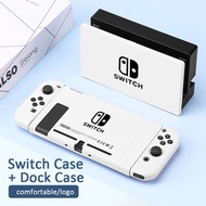 Hard น่ารัก Nintendo Switch Oled Case,ใหม่ Dockable สำหรับ Nintendo Switch V2 Skin Shell สำหรับ NS Switch Dock พร้อม Thumb Grip Cap