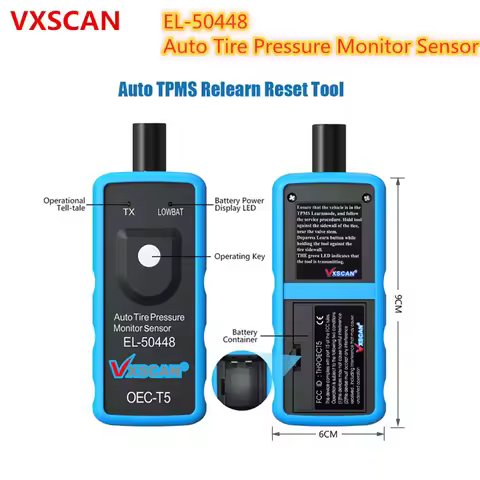 VXSCAN El-50448 El50448 Auto Tire Pressure Monitor Sensor TPMS Activation Tool OEC-T5 EL 50448 TPM D