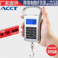 热卖迷你计价手提电子称快递秤40kg称重 便捷式挂秤吊钩秤行李秤Hot selling mini pricing portable electronic scale express scale 420