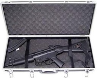 (生存遊戲高質感長槍鋁製槍盒專業防震防潮收藏盒(適用M600.M800.811.AK47S.MP5.M4A1)