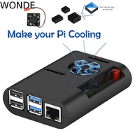 WONDE Cover for Raspberry Pi 4 Model B, Pi 4B, Pi 4 Useful ASB Durable Heatsink Shell