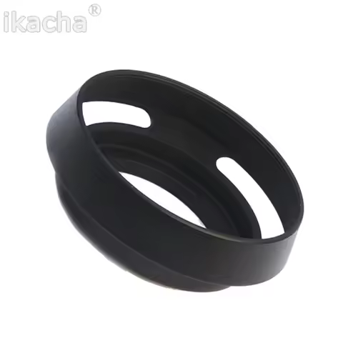 40.5 43 46 49 52 55 58 62 67mm Black Vented Curved Metal Camera Lens Hood For Leica M Pentax Sony Fu