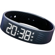 Vibrating Alarm Clock Watch, 2026 New Wristband, Rechargeable Silent Alarm for Deep Sleepers, LED Di