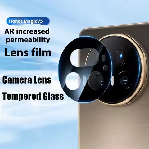 For Honor Magic V5 Black Camera Lens Screen Protectors for Honor Magic V5 Lens Tempered Glass Protec