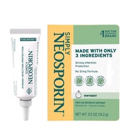 Neosporin Simply Formula 3-Ingredient First Aid Antibiotic Ointment and Wound Care Treatment with Ba