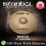 Istanbul Agop Cymbal 16" MS-X Crash Cymbal MSX (MSXC16)