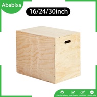 [Ababixa] Wood Plyo Box Multifunctional Plyometric Box for Lunges Conditioning Fitness