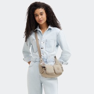 กระเป๋า Kipling รุ่น RIKKA S สี  Sign Beige Emb