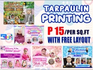 TARPAULIN PRINTING WITH FREE LAYOUT 13oz Makapal