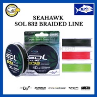 SEAHAWK SOL 832 Braided Line 150YDS Tali Benang Fishing Line
