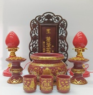 雕刻 木质 神祖牌 祖先牌 配套 拜祖先 现货 Wooden engrave ancestor tablet ready stocks