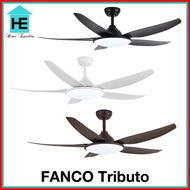 FANCO TRIBUTO (46"/56") DC Motor Ceiling Fan with 36W Super Bright Tri-Colour LED Light and Remote Control