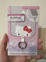 全新 Hello Kitty 手機掛繩夾片 指環扣