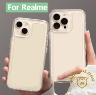 Clear Case สำหรับ Realme C51 C53 C55 C35 C33 C30 C25 C21y C25y C11 2021 C15 C12 C3 C21 C20 C17 C3 C2