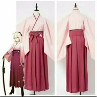 Yukata kimono sakura saber traditional Japanese clothing costume cosplay costume