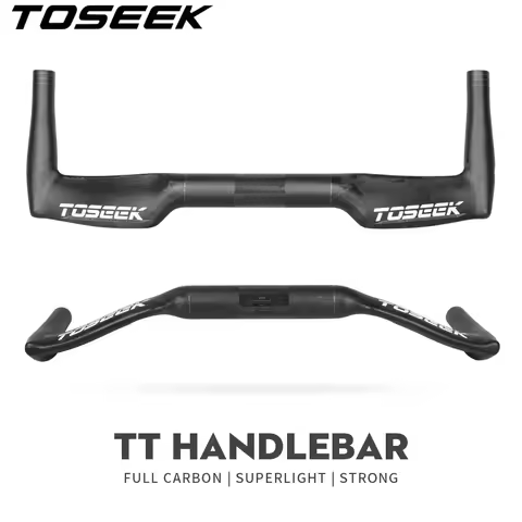 TOSEEK TT20 Carbon Road Bike Handlebar Bicycle Rest Relax TT Handlebar 400/420/440MM Ultralight Race