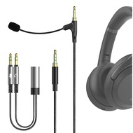 Geekria Headphone Cable with Boom Mic Compatible with WH-1000XM5WH-1000XM4 WH-1000XM3 XB900N CH710N 