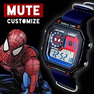 CASIO 蜘蛛俠 Spiderman AE-1200 MOD  custom made watch 全新  原裝 MUTE CUSTOMIZE