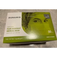 [Sg Shipping] 1 box 50 pieces Dunamis Disposable Fluid Resistant Medical 3Ply Mask