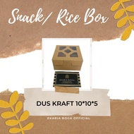 Snack BOX | Kraft BOX | Chocolate Box | Cake Box | Kraft Box 10X5 KK006 Contents 5