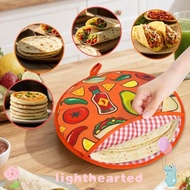 LIGHTHEARTED Tortilla Warmer Pouch, Heat Insulation Food Grade Tortilla Keeper, Premium 12 Inch Size