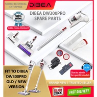 DIBEA  DW300PRO SPARE PARTS BATTERY ROLLER BRUSH FLOOR BRUSH ADAPTER HEPA FILTER MITE DUST