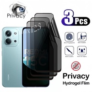 For Redmi 15C 4G 2025 3PCS Anti-Privacy Hydrogel Films For Xiaomi Redmi 15 C Redmi15C 15C 4G 5G 2025