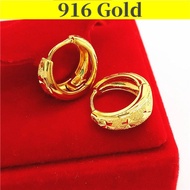 Gold 916 Original Earrings for Women Gold Gypsophila Earing Set for Girls EarRing Women Birthday Gift for Women Earrings