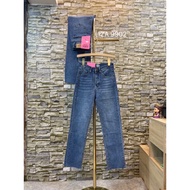 New Jeans Slim(S-XL)กางเกงยีนส์บอยสลิมผ้ายืด ขาเล็ก7ส่วนทรงสวย ป้ายLiza รุ่น9902