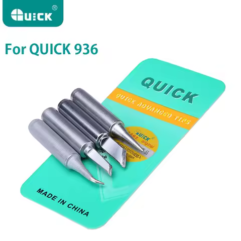 Original QUICK Soldering Tips Lead-Free 900M Series Iron Tip Welding Sting for 936 936A Soldering Re