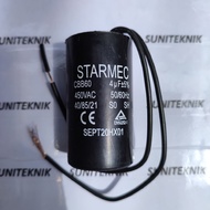 KAPASITOR MESIN CUCI 4UF 5UF 6UF 8UF - CAPASITOR 4 UF / 5 UF / 6 UF / 8UF STARMEC