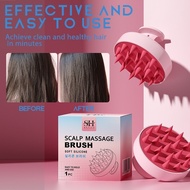 SEVICH Shampoo Brush Silicone Hair Washing Comb Scalp Massage Brush For Kids Pink