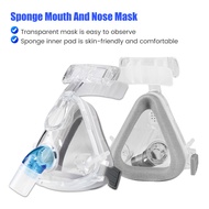 JBMBHC CPAP Sponge Nose Mask with Headgear & Tube Accessories for Breathing Machine CPAP BiPAP Acces