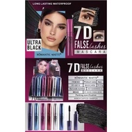 READY STOCK ROMANTIC MATTE ULTRA BLA K 7D FALSE LASHES MASCARA 1JOX/24PCS