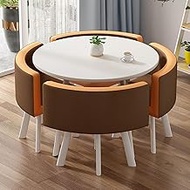 Modern Coffee Table and Chair Set for Office Reception, Small Dining & Conference Rooms, Stylish Lei