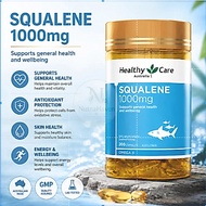 Healthy Care Australia Softens Skin Squalene 1000mg 200 capsules EXP:2028 m3w0b94b0t