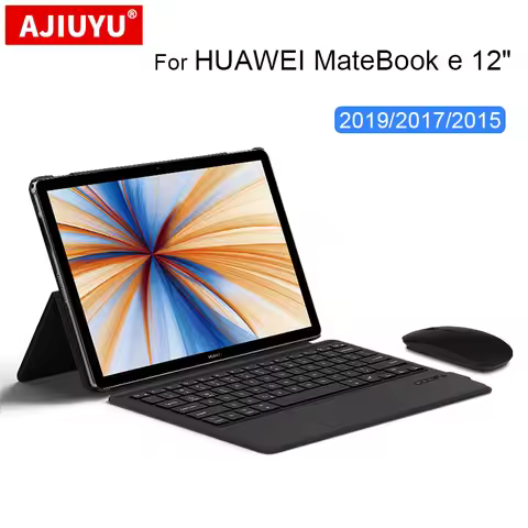 Case Cover For Huawei MateBook E 12" 2019 2017 2015 matebook e Tablet Bluetooth Keyboard Touch Pad P