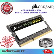 Corsair DDR3 8GB / 4GB PC1600 1600MHZ / DDR3L 8G 4G 1.35V or 1.5V Laptop Notebook Ram PC Memory (CMS