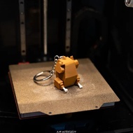 Minecraft Grilled Chicken Model Refrigerator Sticker Lava Grilled Chicken Ornaments