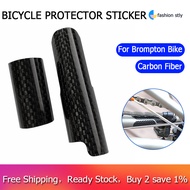 Bicycle Chain E Hook Protector for Brompton Folding Bike Rear Triple-cornered Frame Guard Pad for 3SIXTY Chain Stay Part