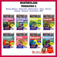 Buku Rujukan : MasterClass Tingkatan 1 Edisi 2022 - B.Melayu / Maths / Sejarah / Sains / P.Islam / RBT / Geografi