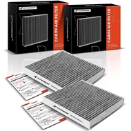 A-Premium 2 Pack Cabin Air Filter with Activated Carbon Compatible with Lexus Models - GS200T, GS350
