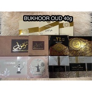 BUKHOOR OUD 40g OUD 24HOURS OUD MOOD MOUSUF SAFEER AL OUD DIRHAM WARDI